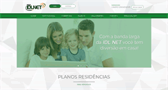 Desktop Screenshot of idlnet.com.br